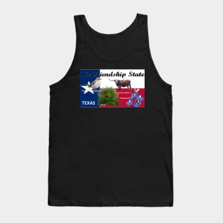 Texas State Flag with Texas Symbols for your Tee Shirt Tank Top